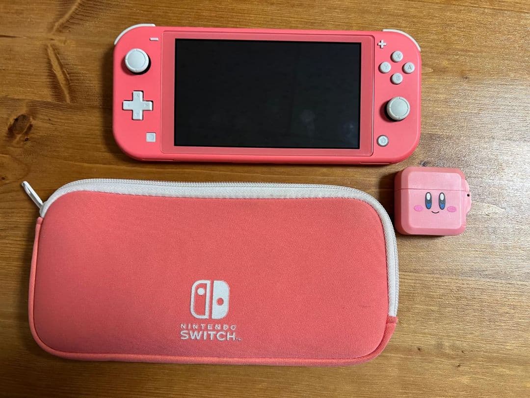 Nintendo Switch Lite コーラルピンク 本体 ケース付き