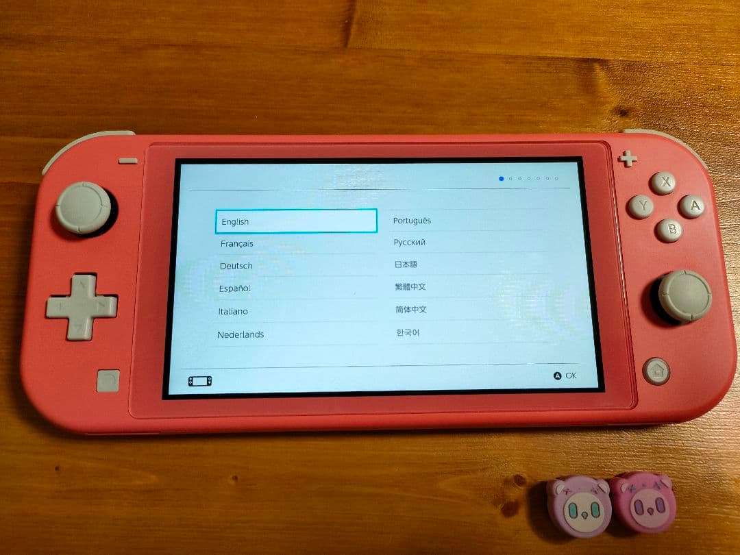 Nintendo Switch Lite コーラルピンク 本体 ケース付き