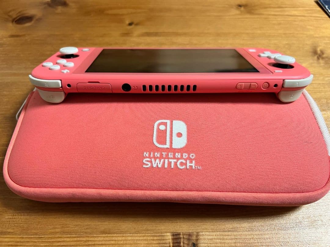 Nintendo Switch Lite コーラルピンク 本体 ケース付き