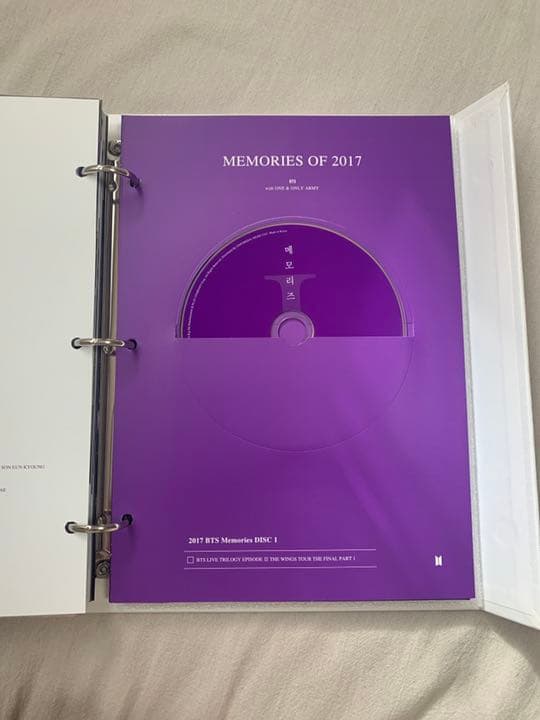 BTS MEMORIES OF 2017 トレカ　テヒョン付　Ｖ
