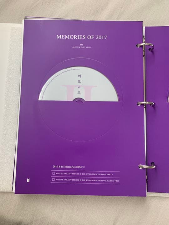 BTS MEMORIES OF 2017 トレカ　テヒョン付　Ｖ