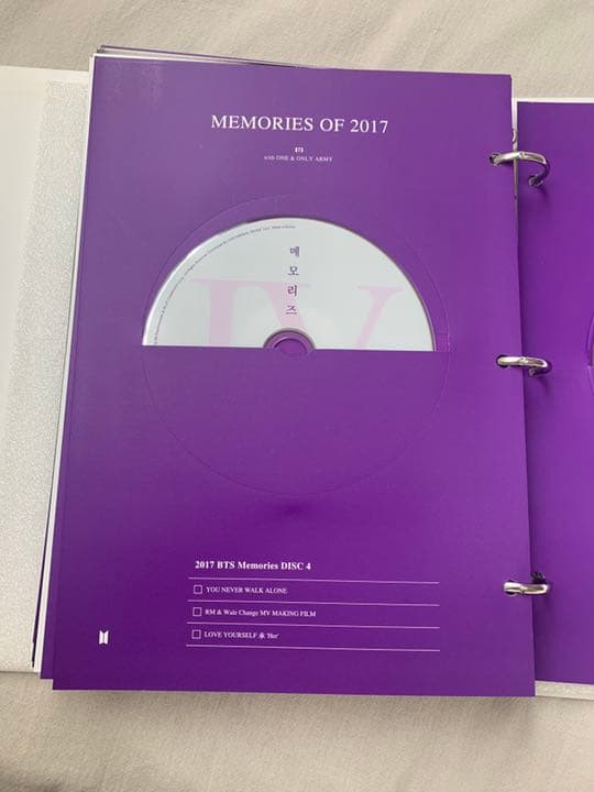 BTS MEMORIES OF 2017 トレカ　テヒョン付　Ｖ