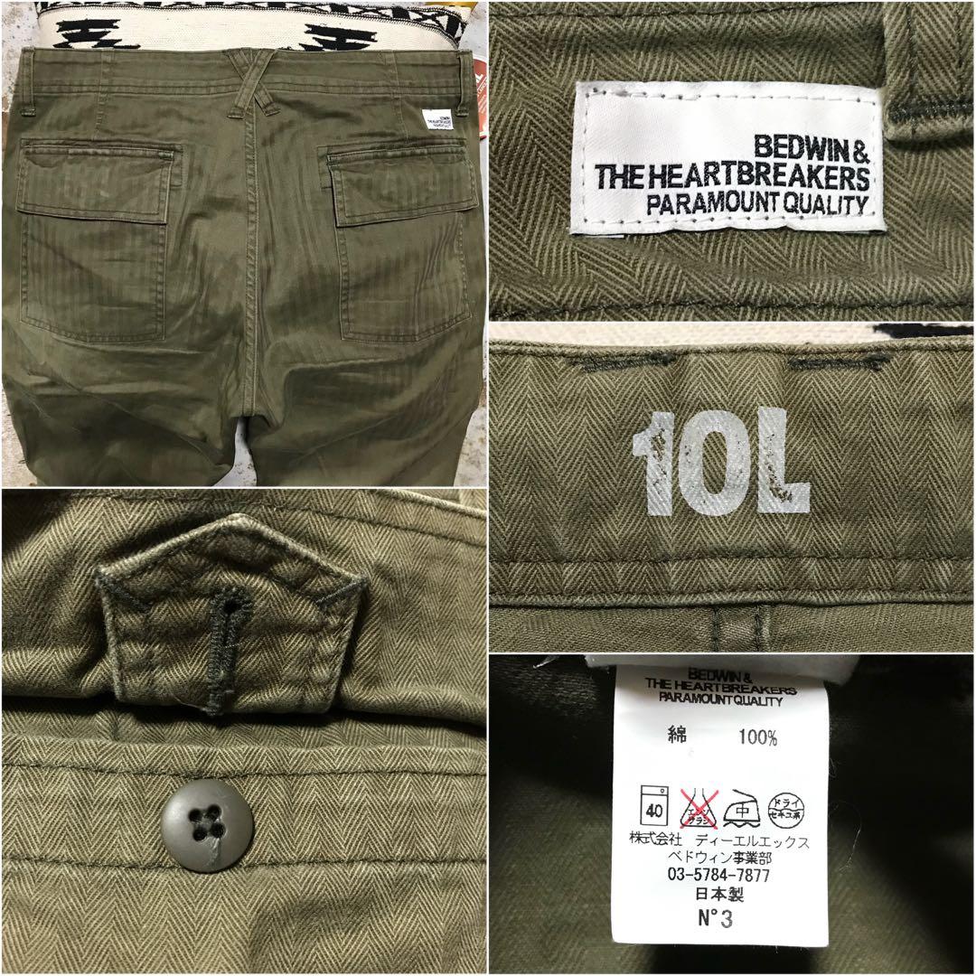 ［希少／完売モデル］L《★ BEDWIN ★》ベイカーカーゴパンツ 3