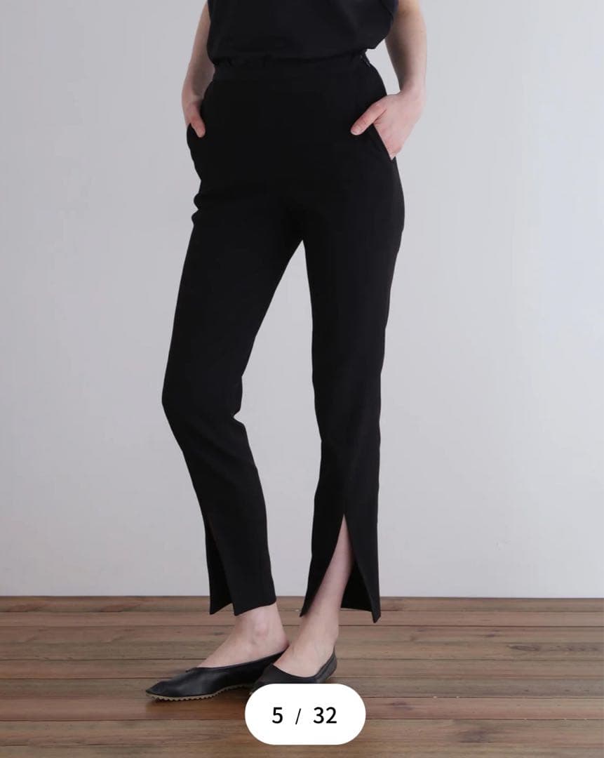 LE PHIL 2WAYツイルフロントスリットパンツ　00