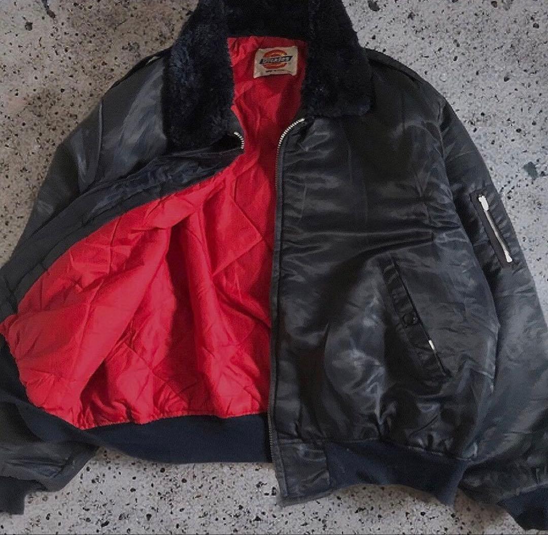 80s USA製　Dickies ディッキーズ フライトジャケットG-1 濃紺