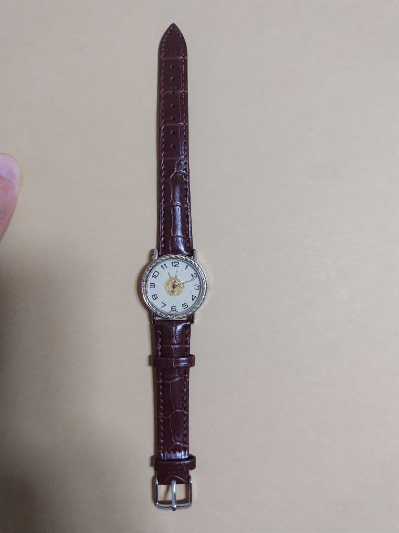 HERMES エルメス セリエ メンズ腕時計　本皮新品ベルト　要オーバーホール