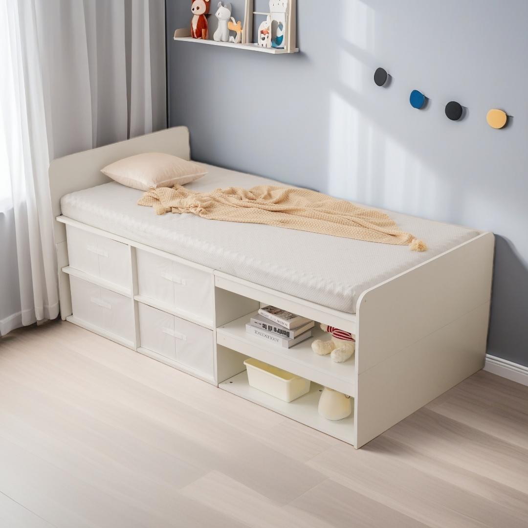 S ベッドフレーム シングル シングルベッド 高いベッドシングル荷重約200kg