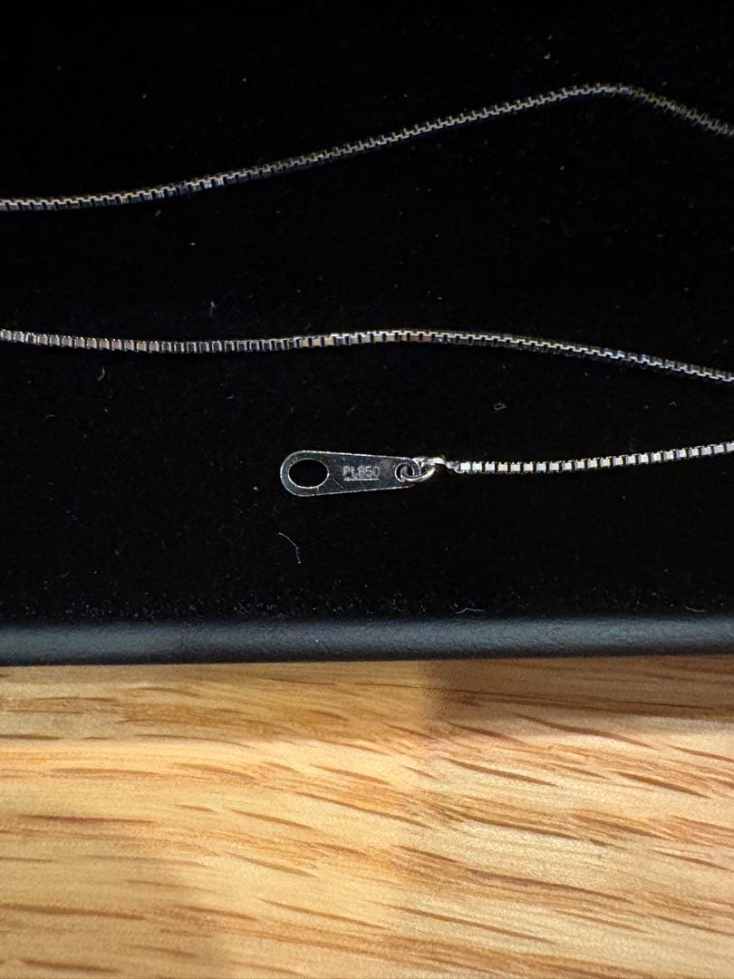 一粒ダイヤ 0.4ct プラチナチェーン【刻印】Jewelry SUEHIRO