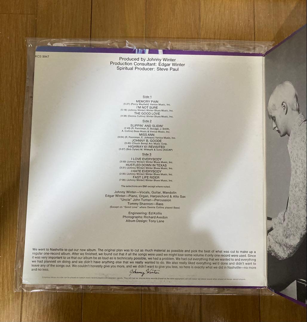 USオリジナル2eye美盤ジョニーウィンターJohnny Winterレコード