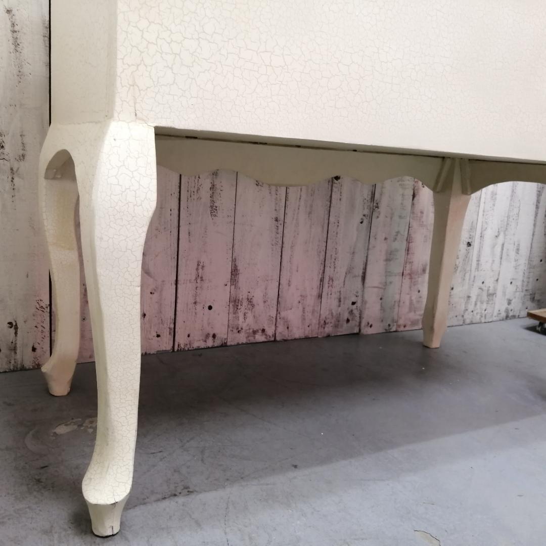 ロココ調　クラシック　イタリア　チェスト　キャビネット　サイドボード　猫脚　花柄