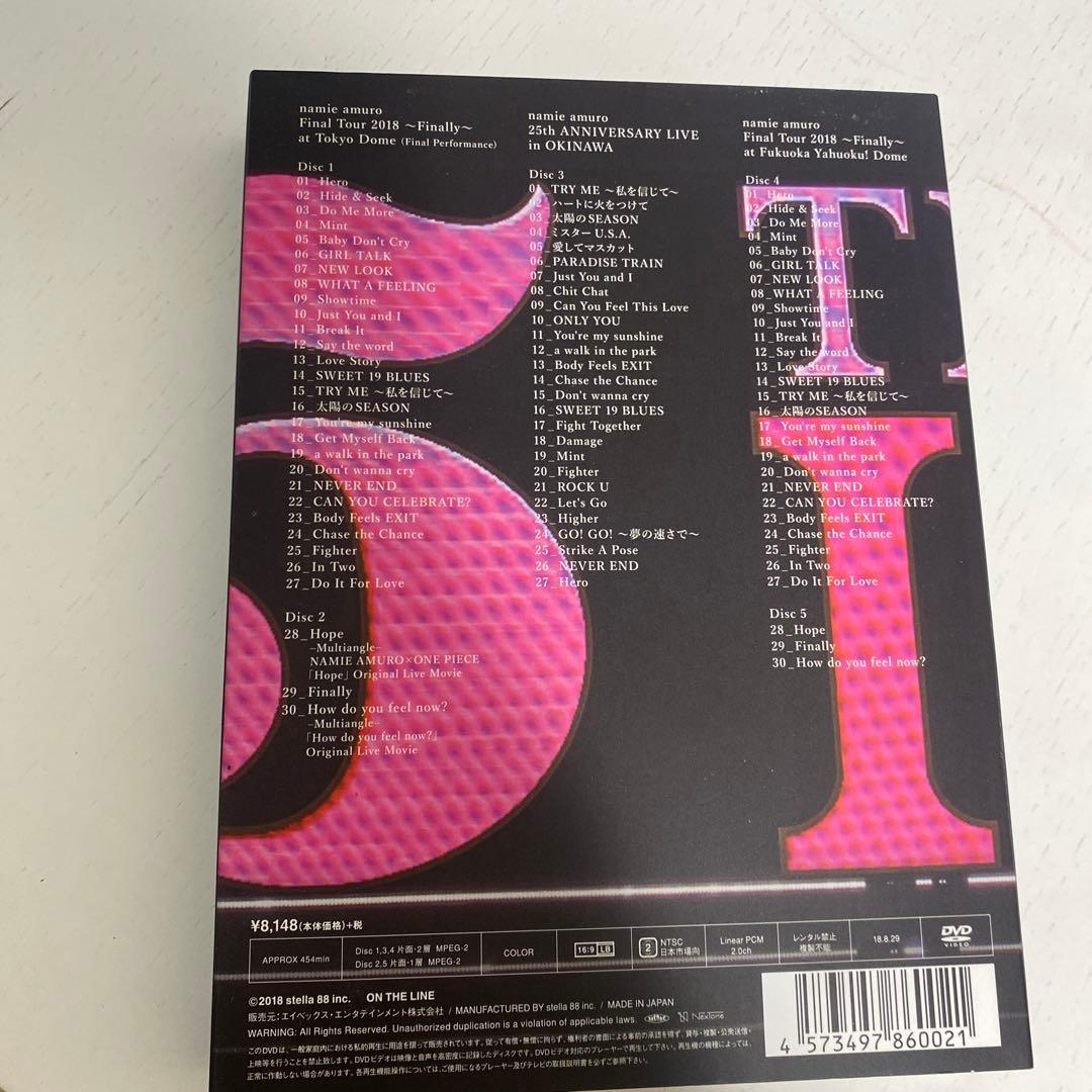 安室奈美恵　Finally Final Tour 2018 DVD