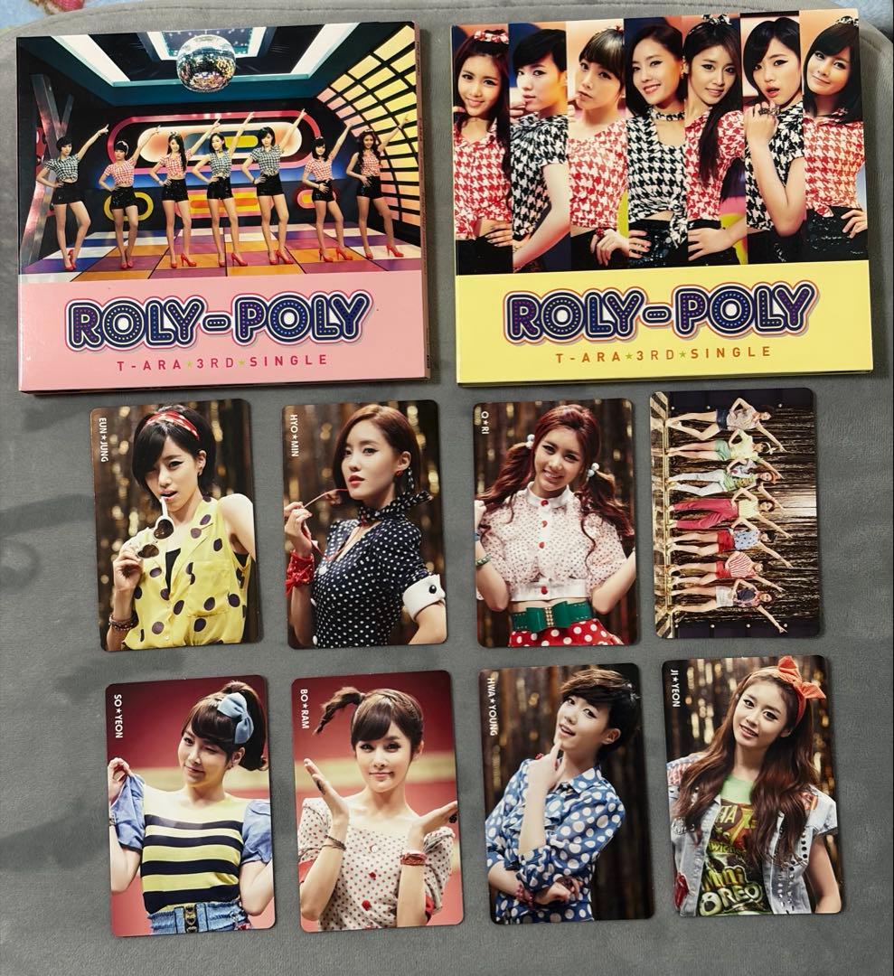 ROLY-POLY T-ARA 3rd Single とトレカ8枚セット‼️