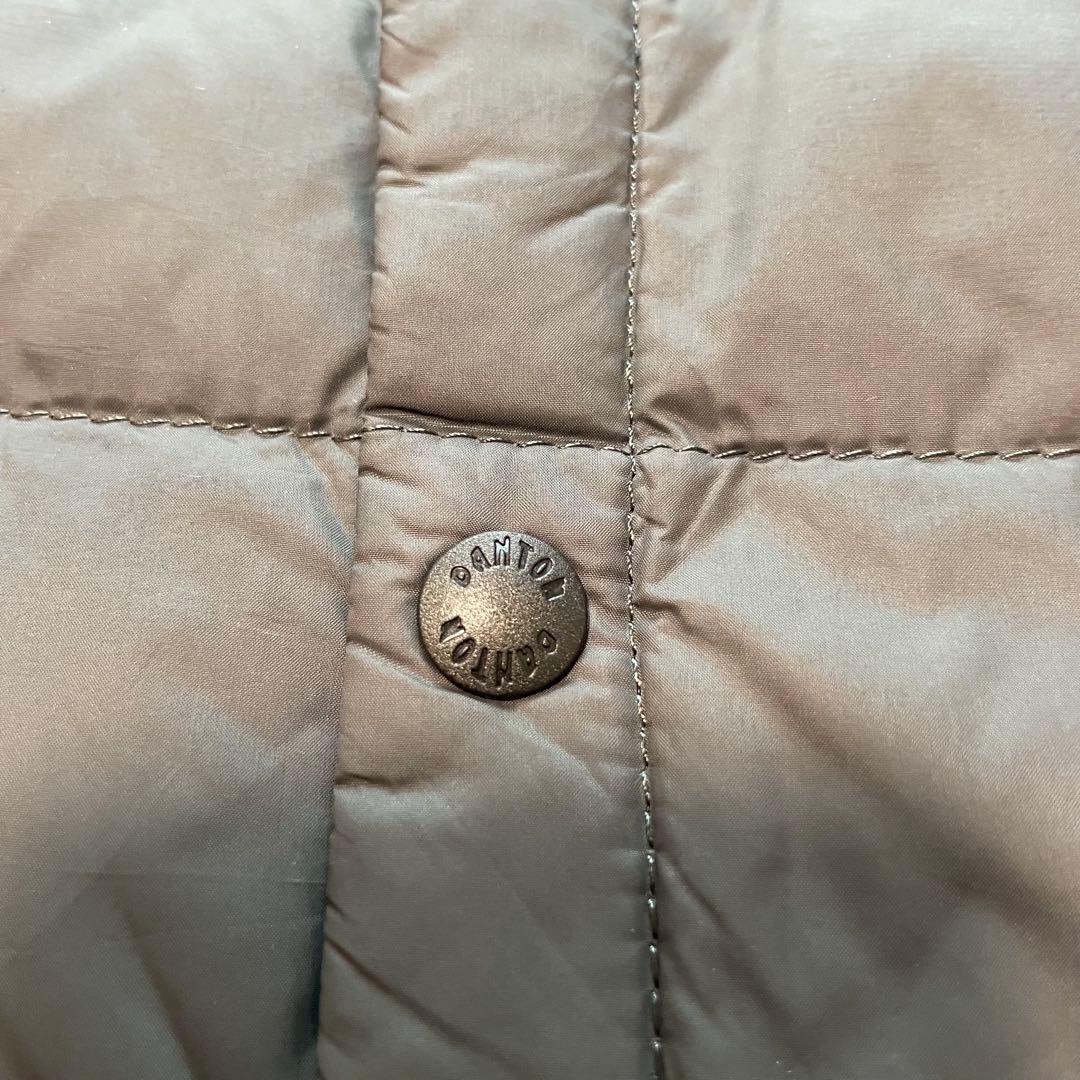 定番✨ダントン インナーダウンベスト グレー 34 S レディース クルーネック