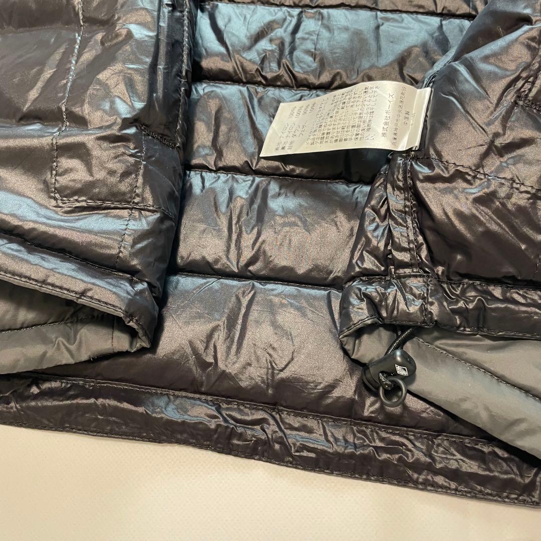 定番✨ダントン インナーダウンベスト グレー 34 S レディース クルーネック