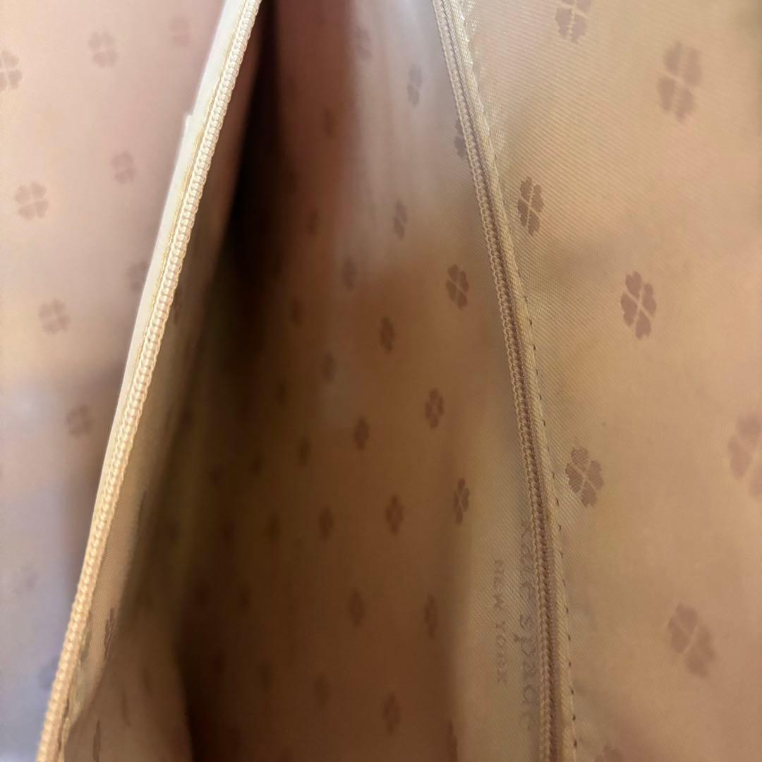 極美品　ケイトスペード　バイカラーレザーバッグ　3way A4 書類　仕事