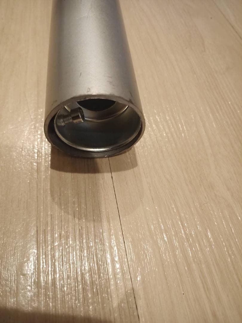 ブラックサイレンサー　スバル サンバー社外マフラー エキパイ0.8m