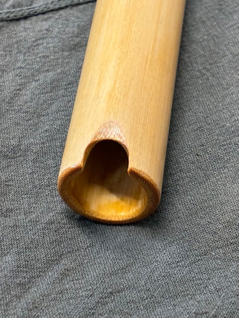 新品【ケーナ工房　奏（かなで）】ケーナ　G管　専用袋付　茶ルズ小川作　保証付 竹