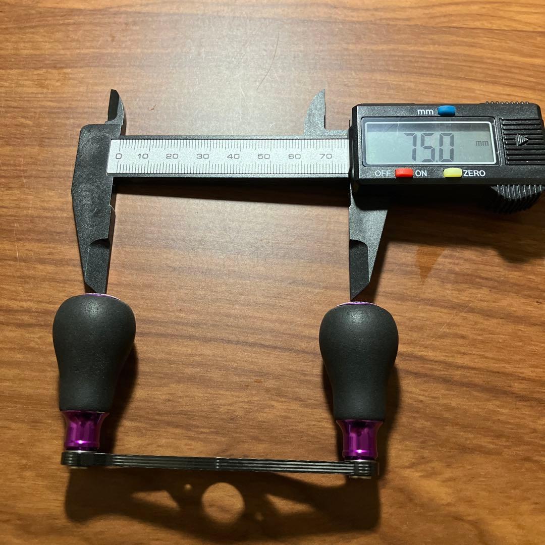 激レア　廃盤　バサート×ZPI 7×4 シマノ用　ベイトハンドル　75mm