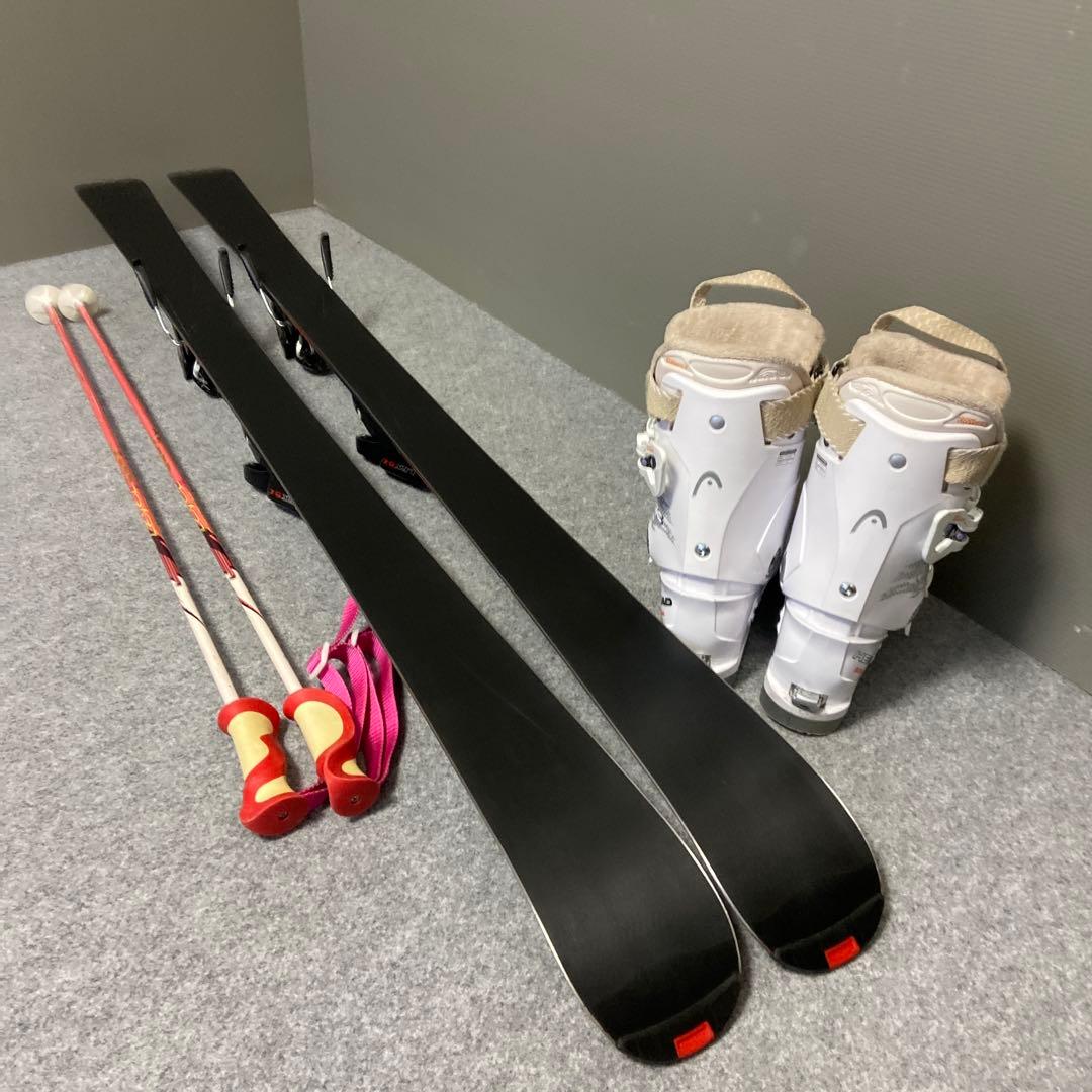 ★メンテナンス済　大人スキーセット　板152cm ブーツ24~24.5cm