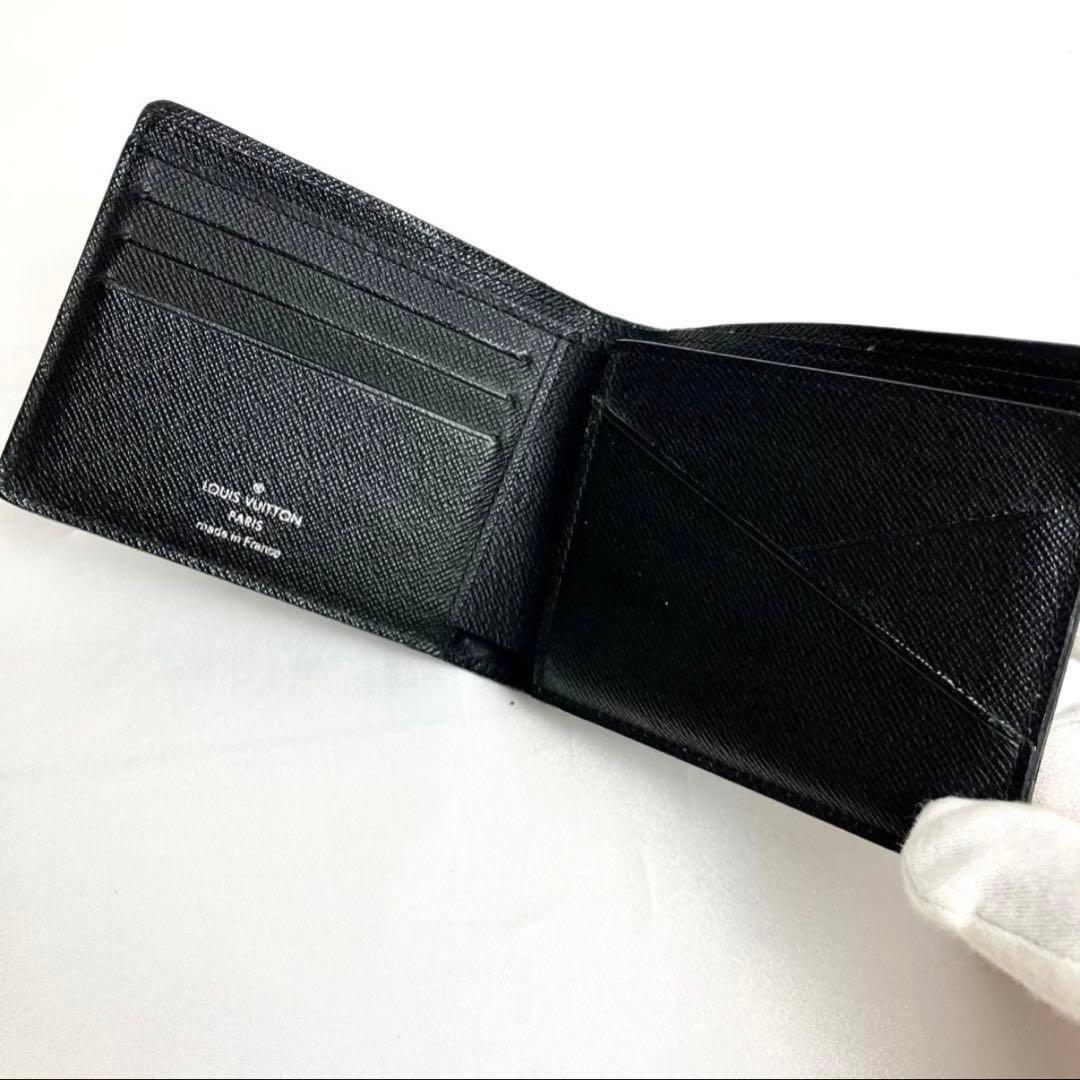 【美品】ルイヴィトン　エピ　ポルトフォイユ　ミュルティプル　M60662 黒