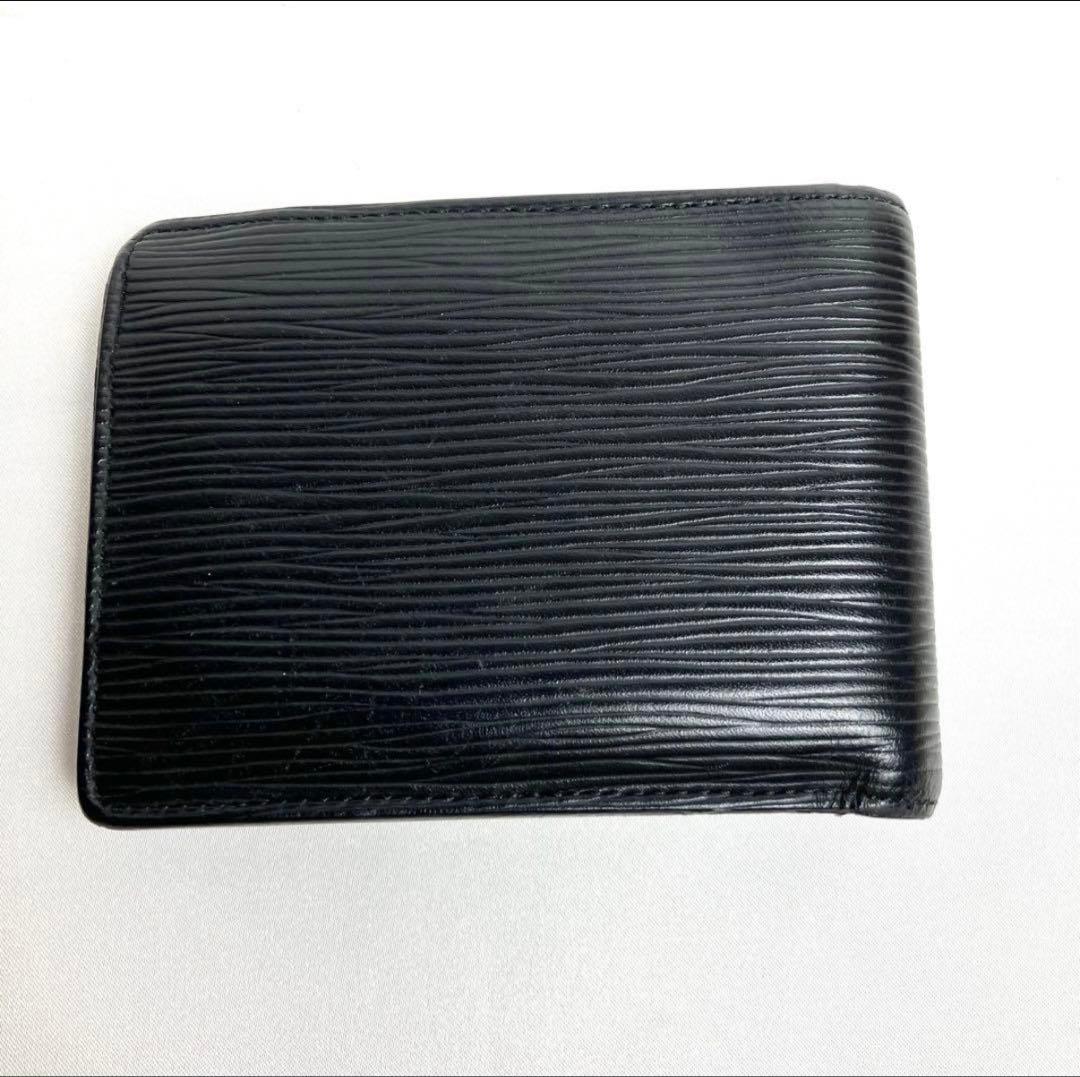 【美品】ルイヴィトン　エピ　ポルトフォイユ　ミュルティプル　M60662 黒
