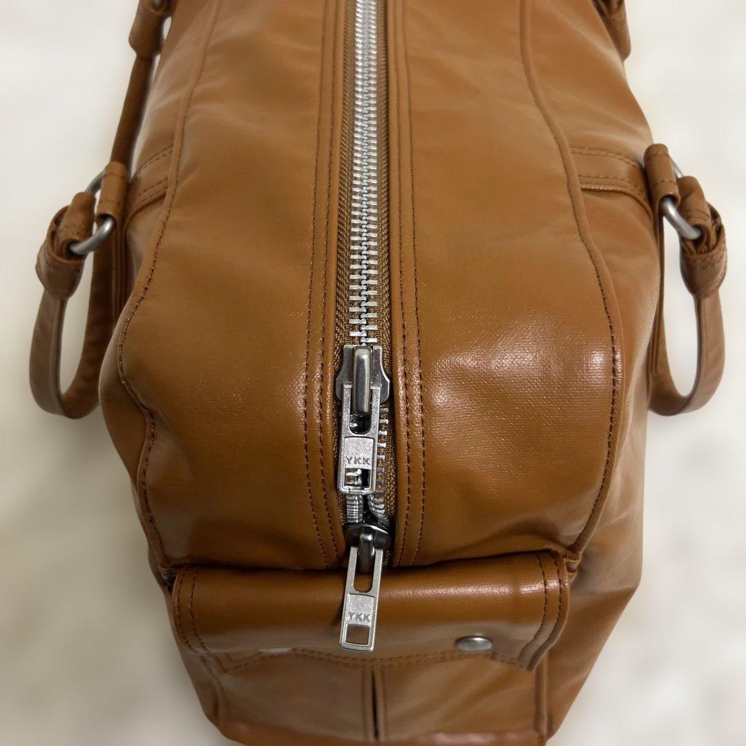 【新品同様】PORTER ポーター　フリースタイル キャメル　ボストンバッグ