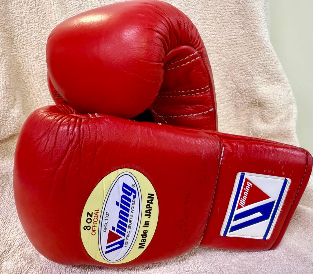 Winning ボクシンググローブ 8 oz 赤