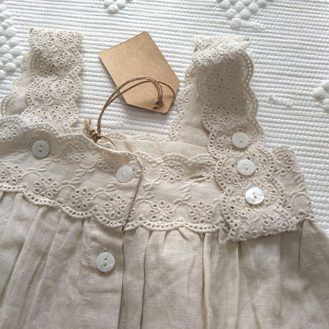新品⑅* little cotton clothes リネンワンピース ⑅*