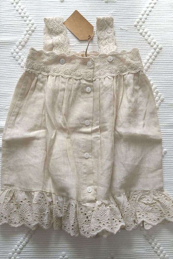 新品⑅* little cotton clothes リネンワンピース ⑅*