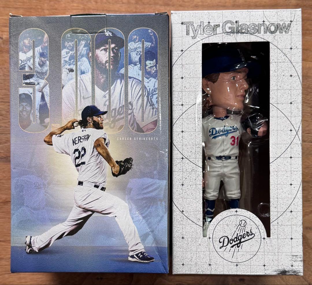 カーショーKershawグラスノーTyler Glaボブルヘッドセット