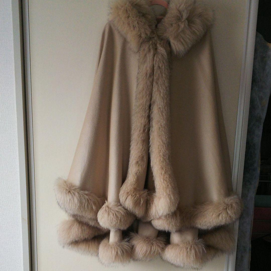 値下げしました✨サガ フォックスカシミアケープ
