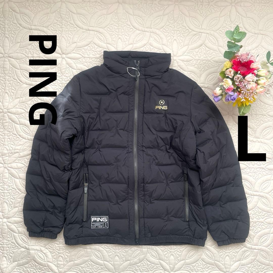 PING ピン　ゴルフウエア　ダウンジャケット　ブラック　L
