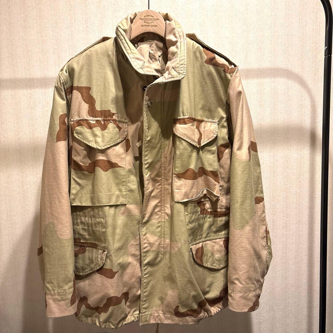 80s M-65フィールドジャケットデザートカモ SMALL-SHORT米軍実物