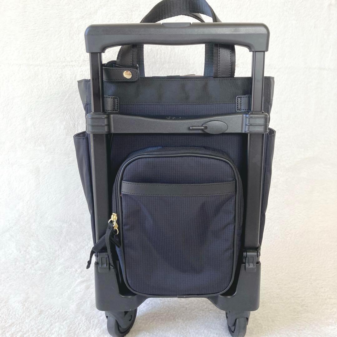 美品✨スワニー　ルバンドⅢ　D-574　M18　黒　キャリーケース　機内持込可