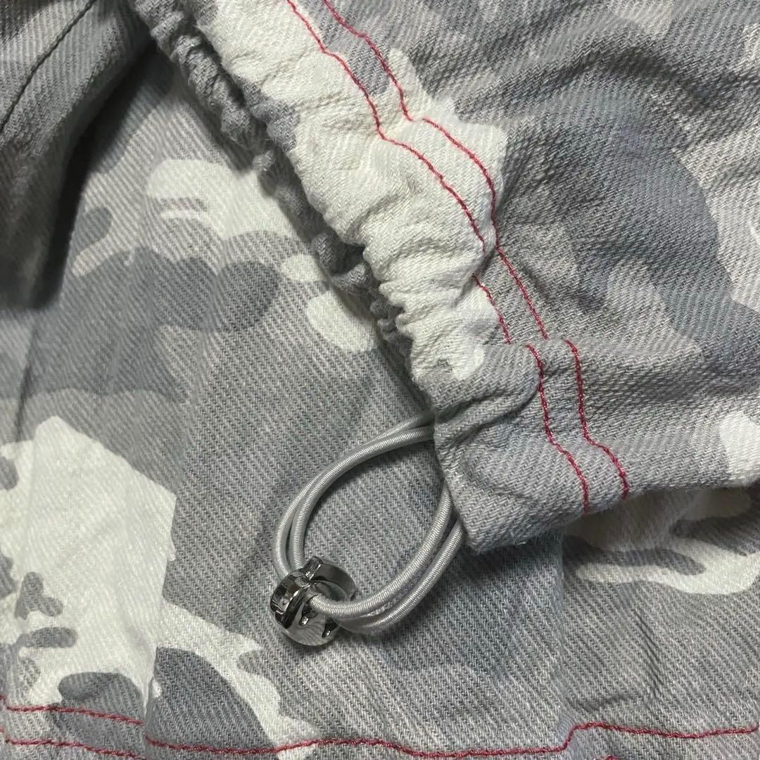 cherryquiri レースカーゴパンツ camo カモ 迷彩柄 リボン付き