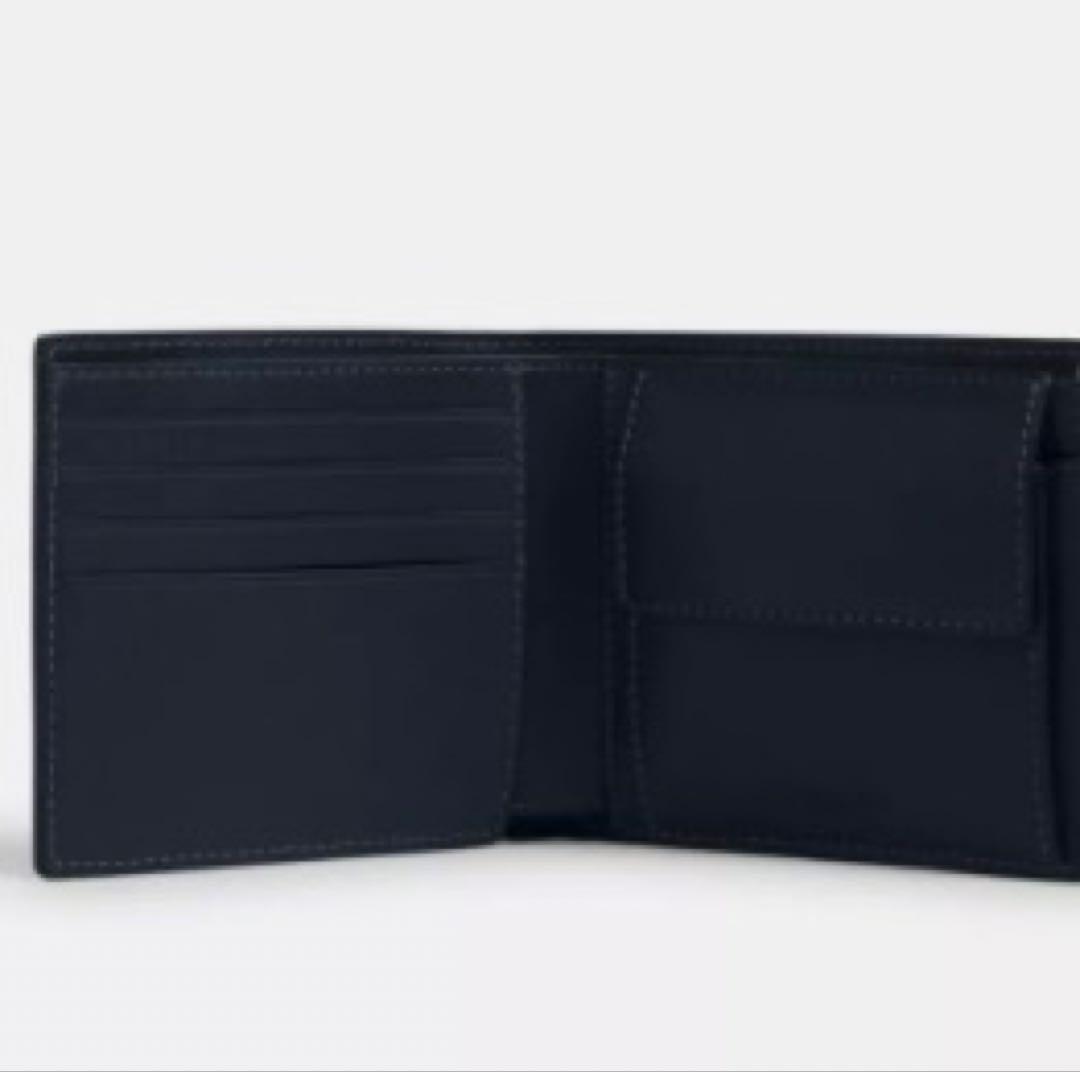 COACH コーチ クロコダイル風二つ折り財布【新品•未使用】