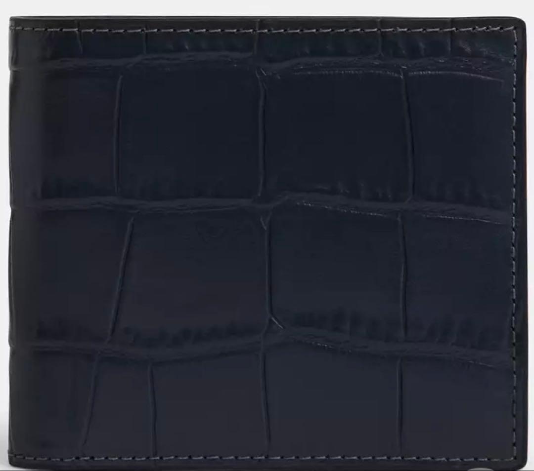COACH コーチ クロコダイル風二つ折り財布【新品•未使用】