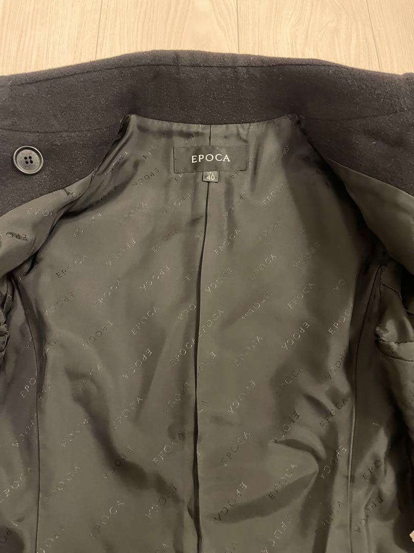 EPOCA エポカ　ブラック ピーコート 42