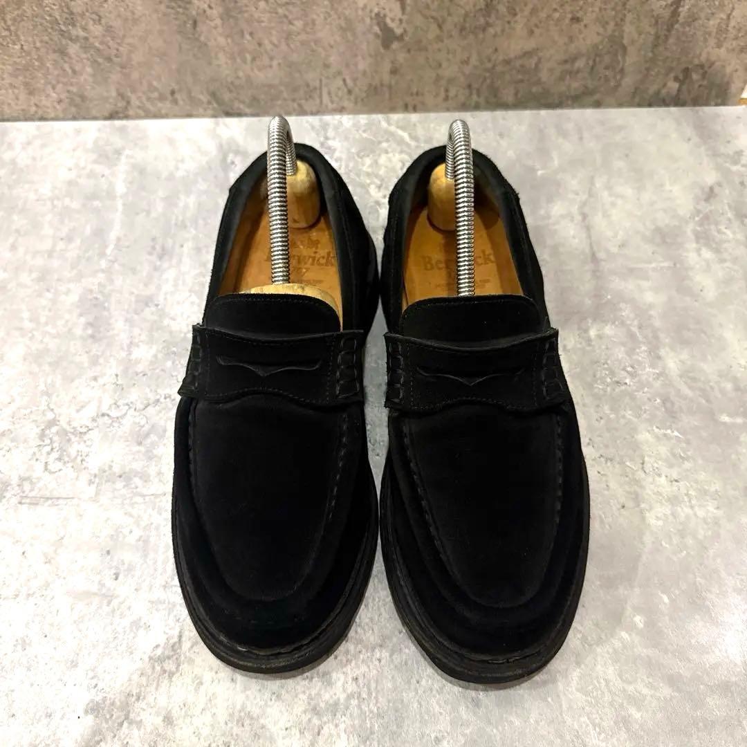 Berwick バーウィック ローファー スエード 5293 black