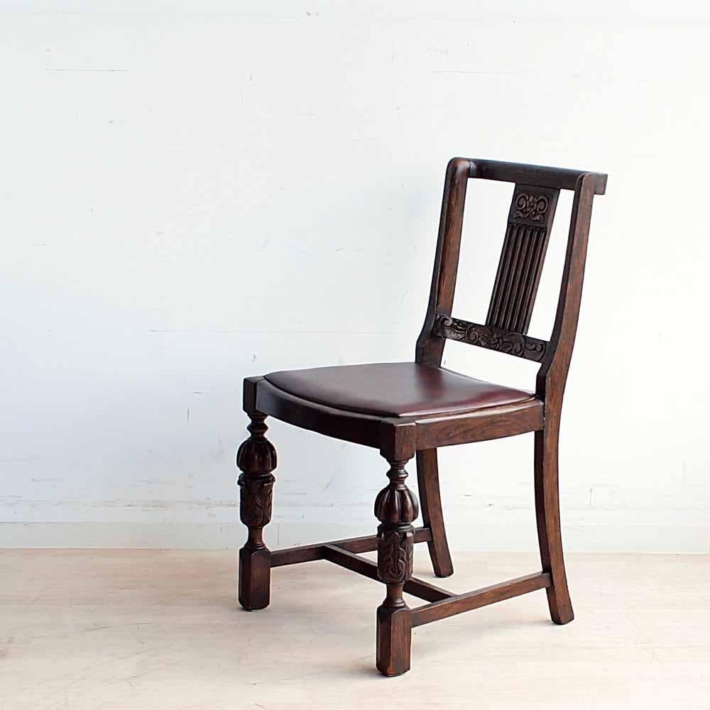 ミッキー様 バルボスレッグ オーク材 チェア B ZR24226