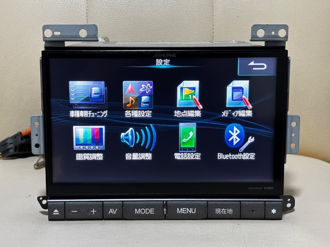アルパイン EX900 ステップワゴン スパーダ (2018年地図データ)