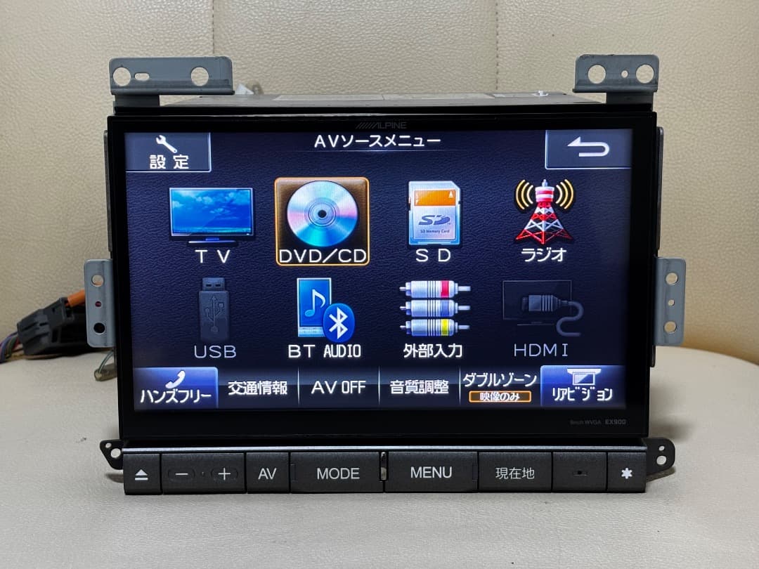 アルパイン EX900 ステップワゴン スパーダ (2018年地図データ)