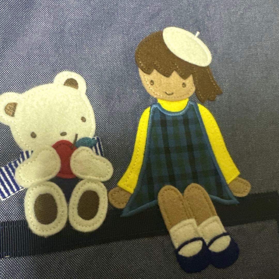 familiar ファミリア バッグ　デニムバッグ レッスンバッグ 女の子 クマ