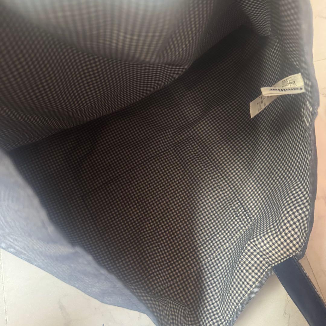 familiar ファミリア バッグ　デニムバッグ レッスンバッグ 女の子 クマ