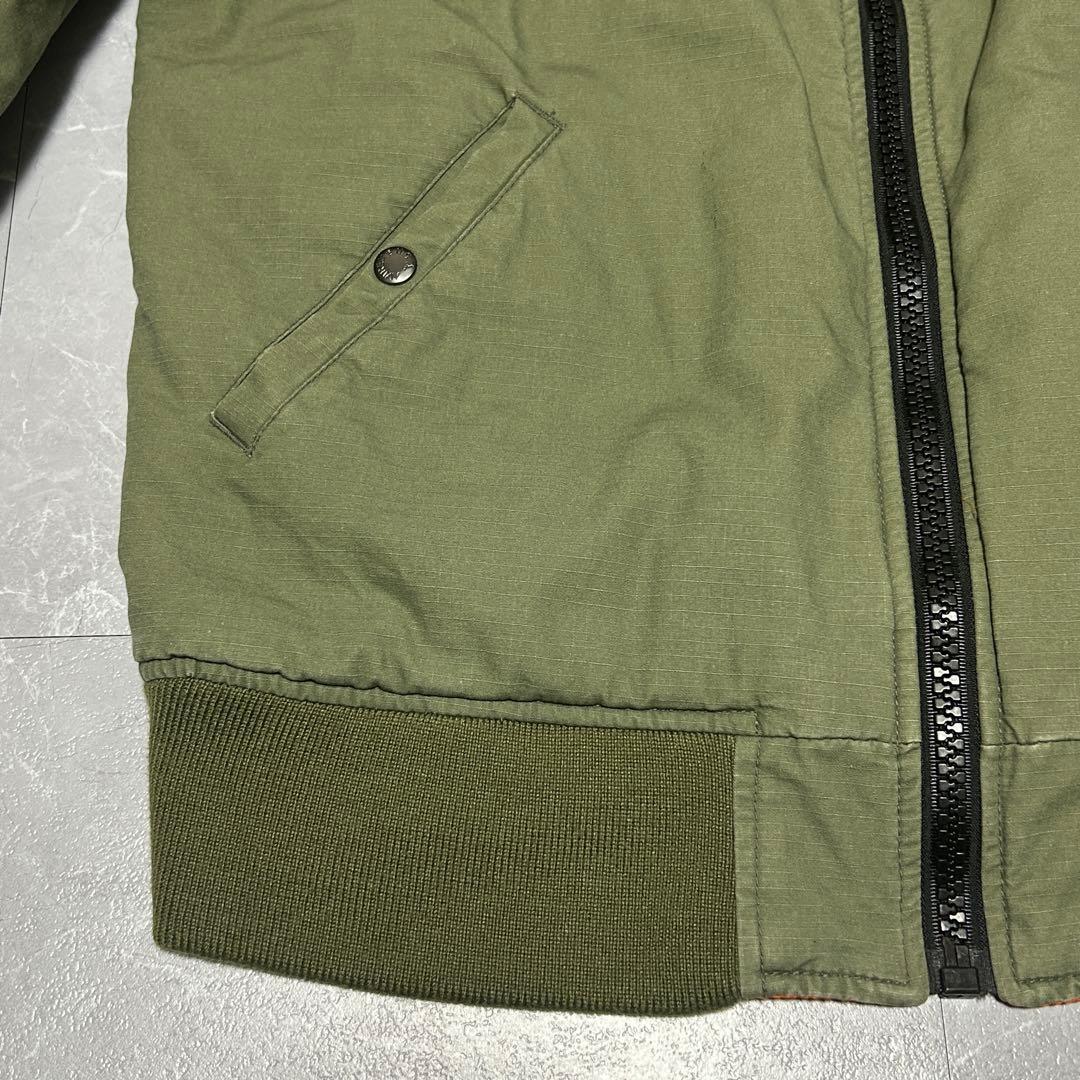 ★希少★【AVIREX】35周年記念 MA-1 フライトジャケット カーキ L
