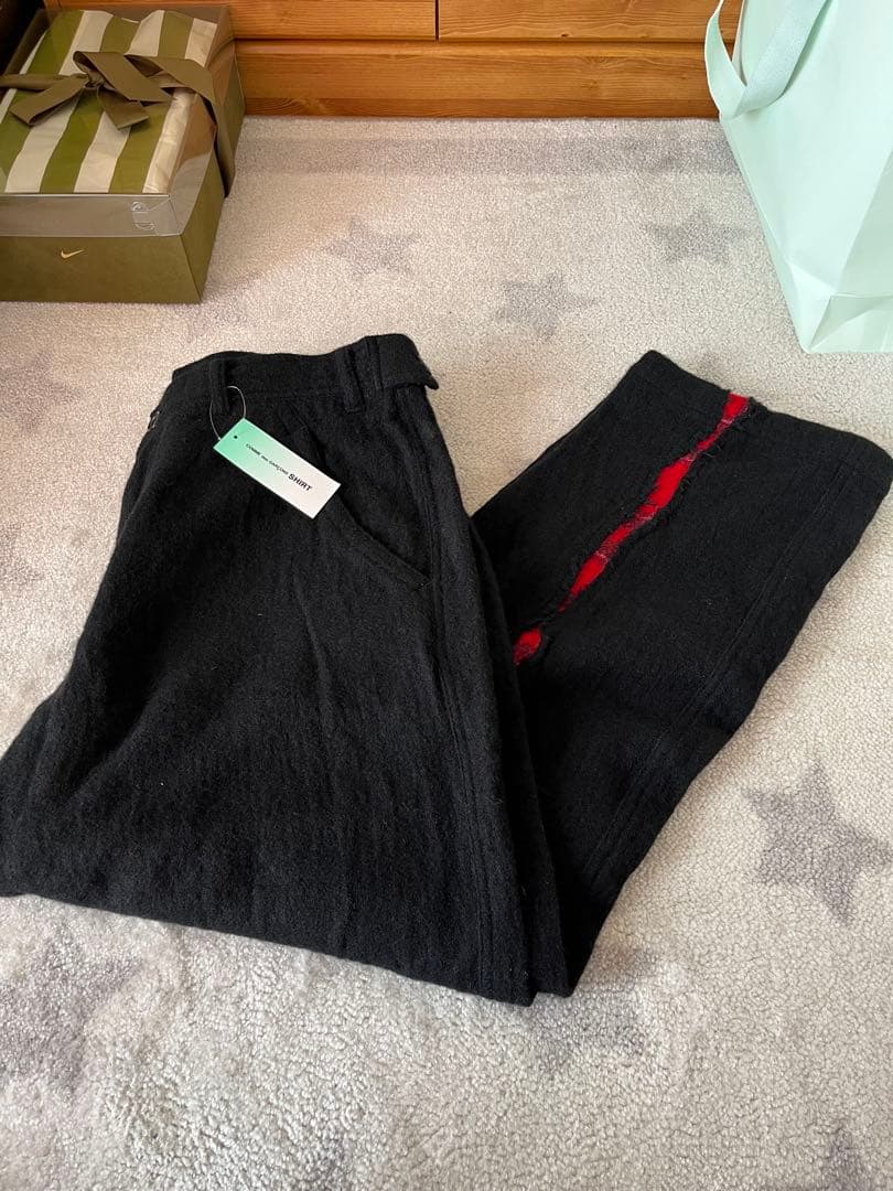 Comme des Garçons SHIRT Plaid Cross Wool