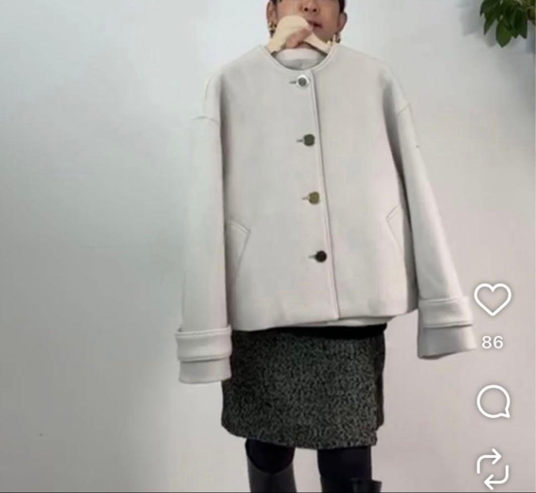 アルページュストーリー　メルトン　ショート　コート　M イエナ