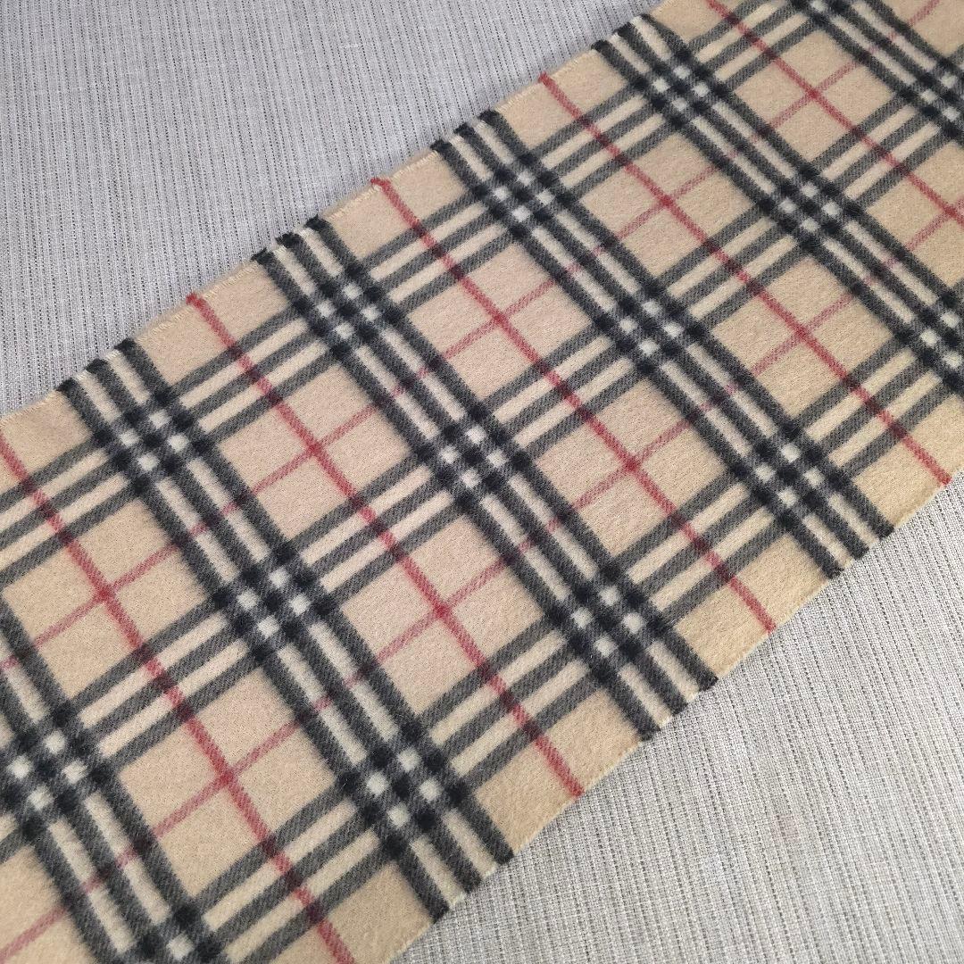 大人気　BURBERRY　バーバリー　ノバチェック　カシミヤ　マフラー
