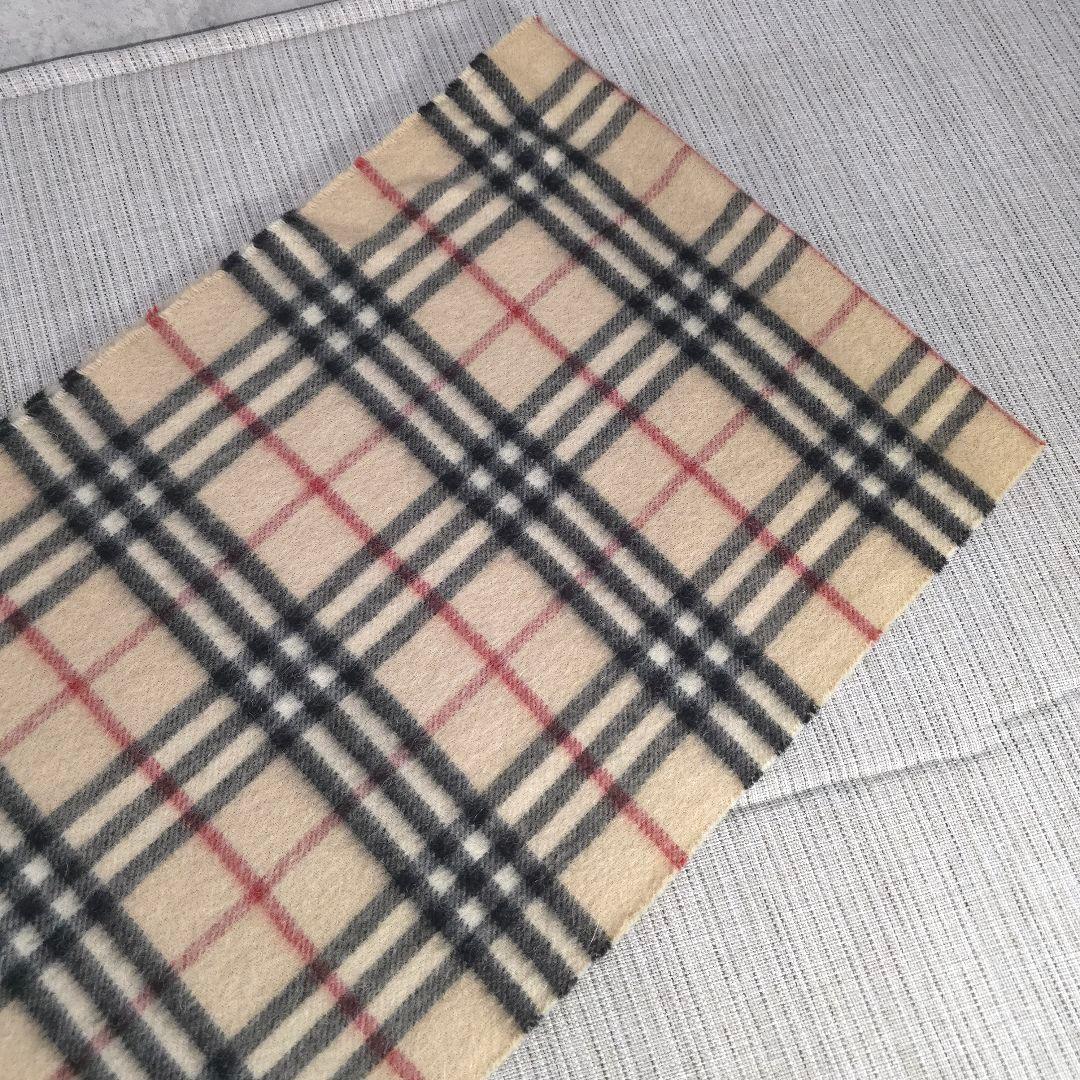 大人気　BURBERRY　バーバリー　ノバチェック　カシミヤ　マフラー