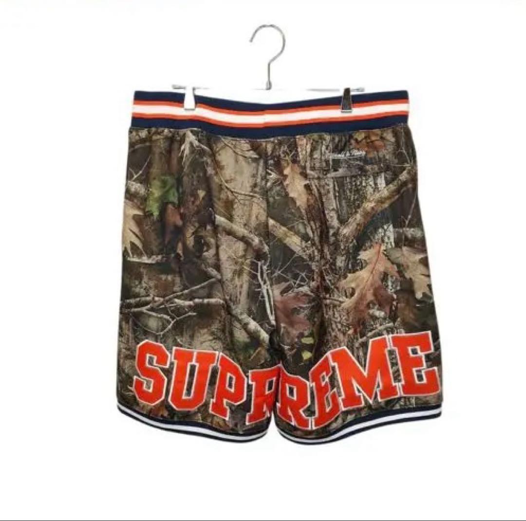 タグ付き新品Supreme × Mitchell & Nessハーフパンツ